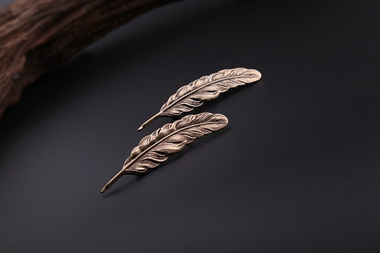 胸针韩国复古羽毛大别别针扣针徽章胸章胸花胸针