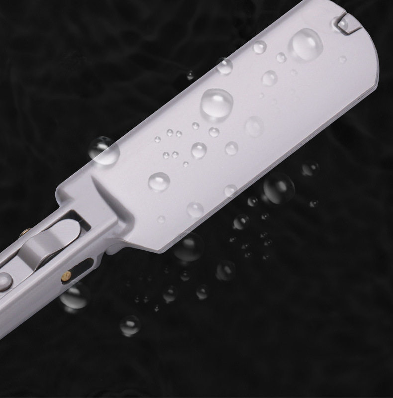 木纹发廊老式手动剃须刮胡子刀架理美发型师剃脸其它美发工具