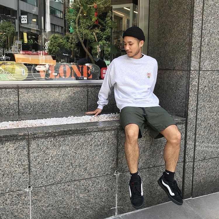 侃爷同款season5calabasas麻灰徽章盾牌刺绣宽松大码卫衣