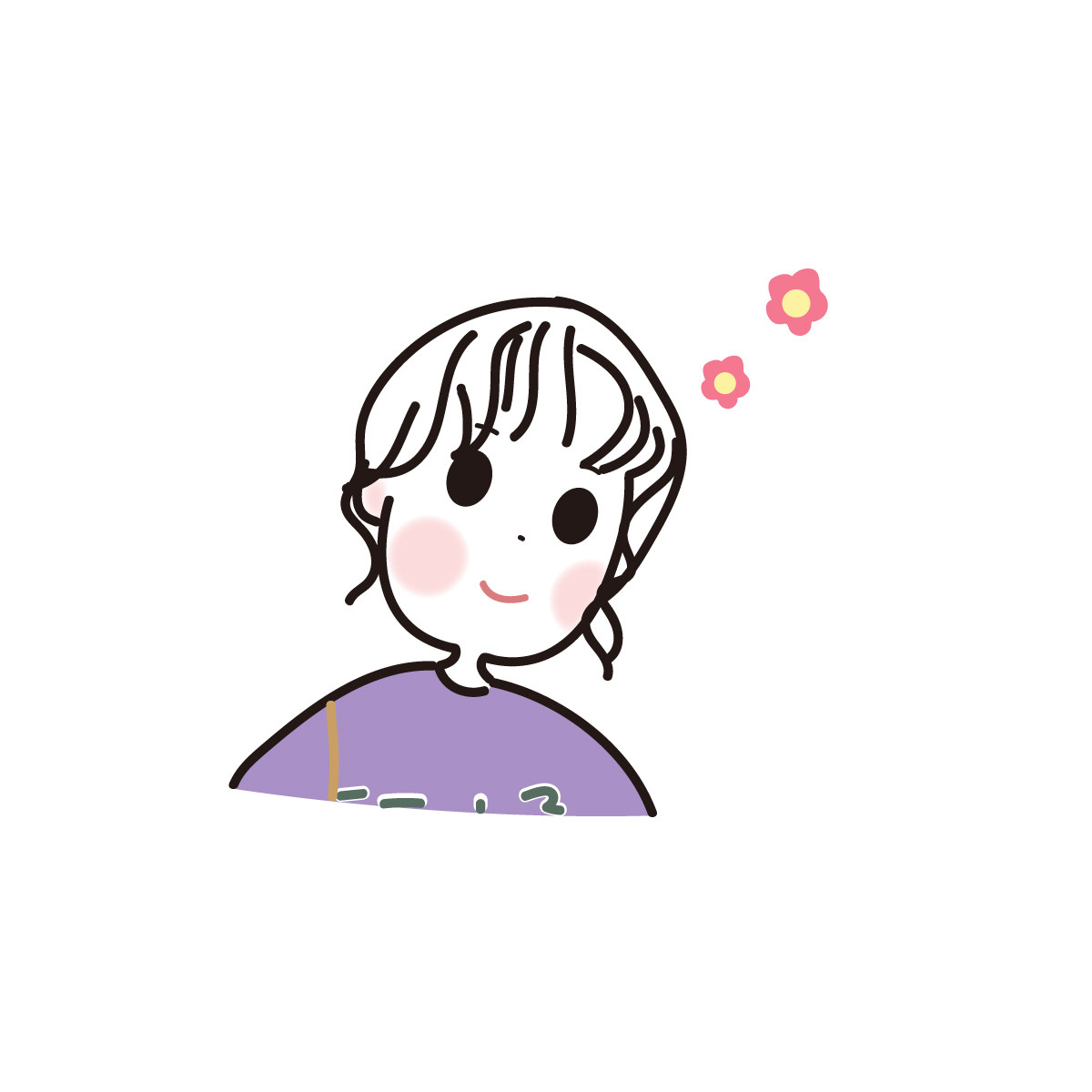 手绘头像卡通插画q版简笔画真人单人情侣亲子照片转头像定制礼物