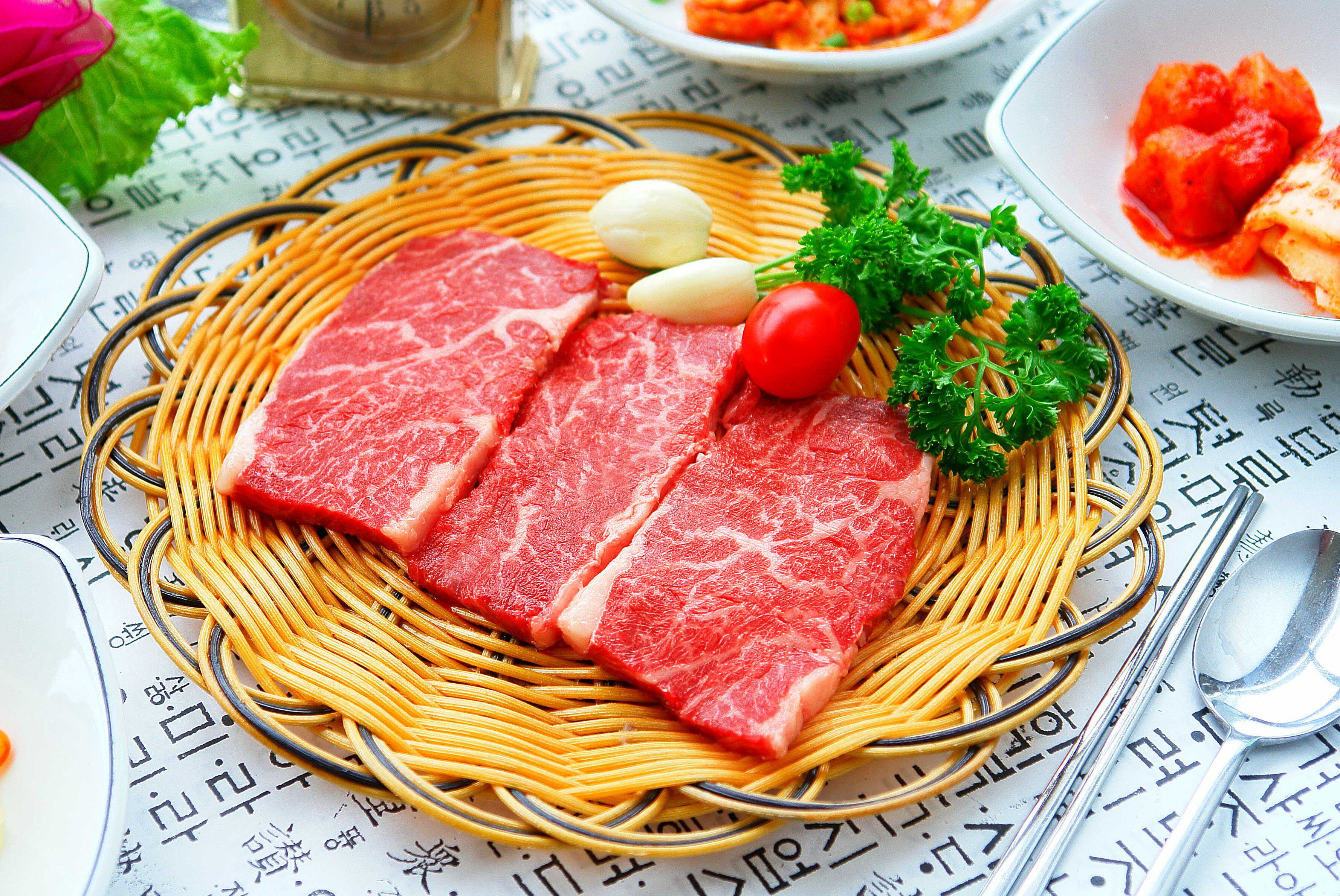 雪龙黑牛腹心3a500g雪花原切腌制牛排烤肉铁板牛肉卷