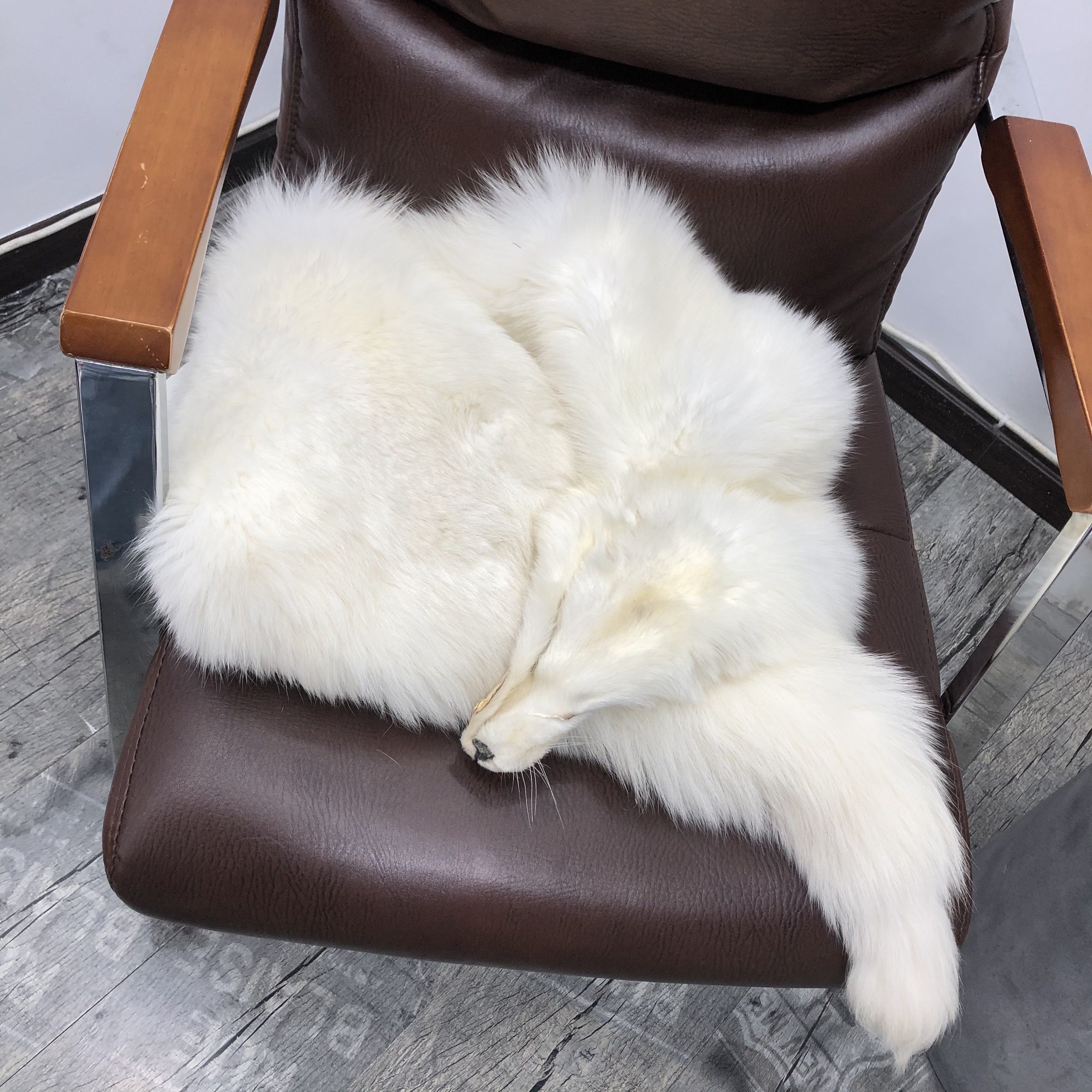 整张狐狸毛原皮原毛围脖奢华气质真毛皮草围巾皮草