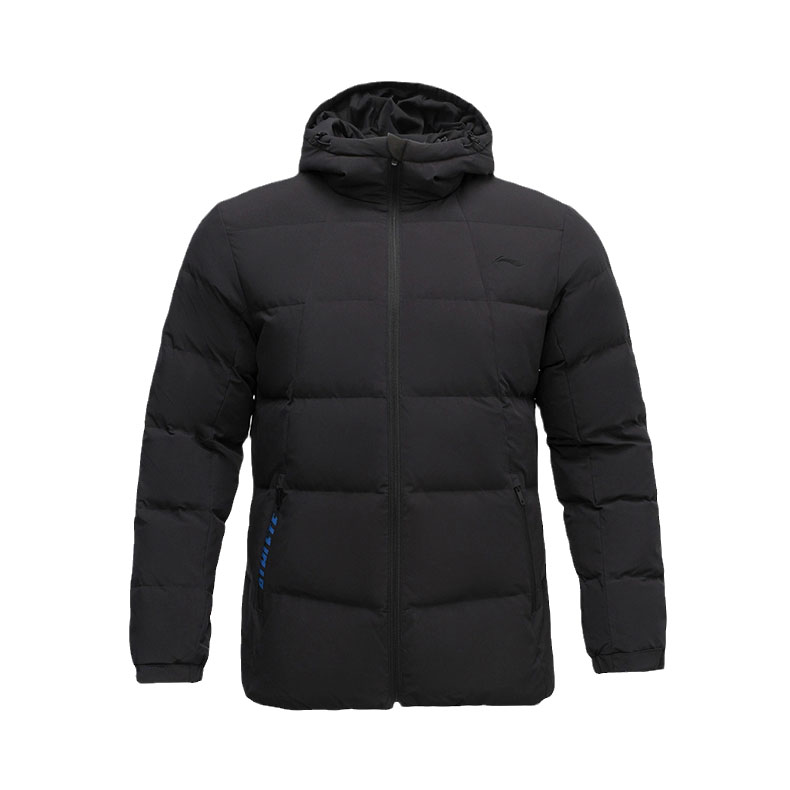 李宁正品羽绒服冬季新款男子短款宽松加厚保暖运动羽绒服