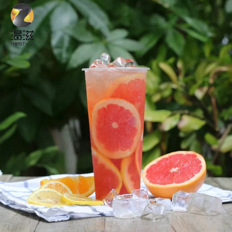 红柚满杯渴滋柚果850g颗粒果肉果酱杨枝甘露果味