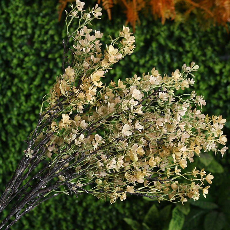 仿真吊顶造景布造景商场橱窗装饰迷雾婚庆婚礼仿真花