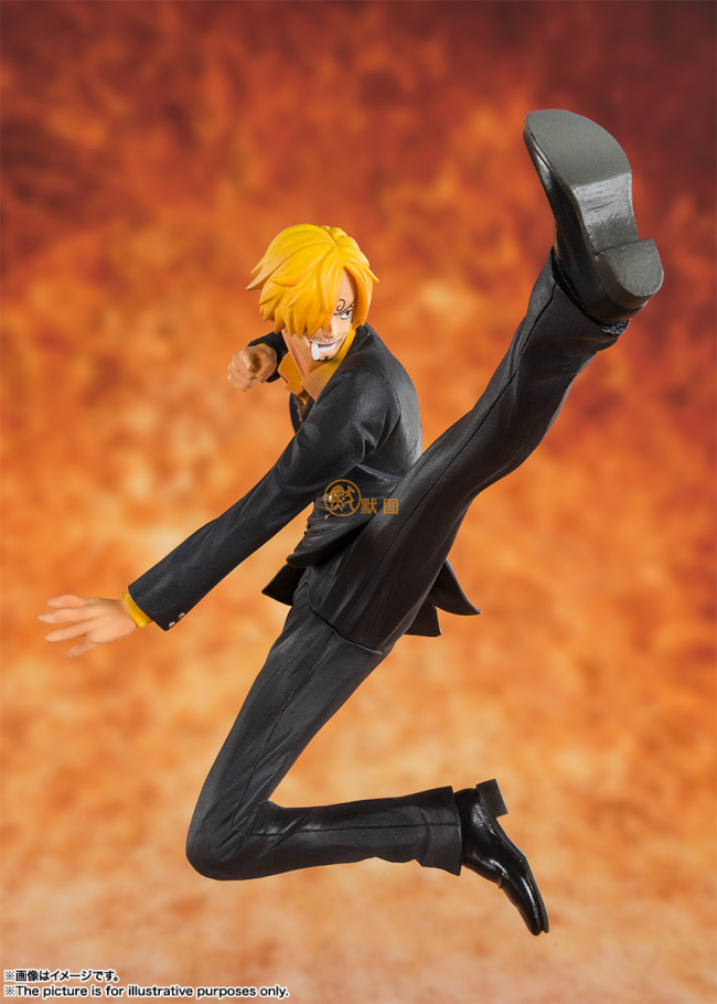 日版万代figuartszero海贼王onepiece黑足山治sanji香吉士手办手办