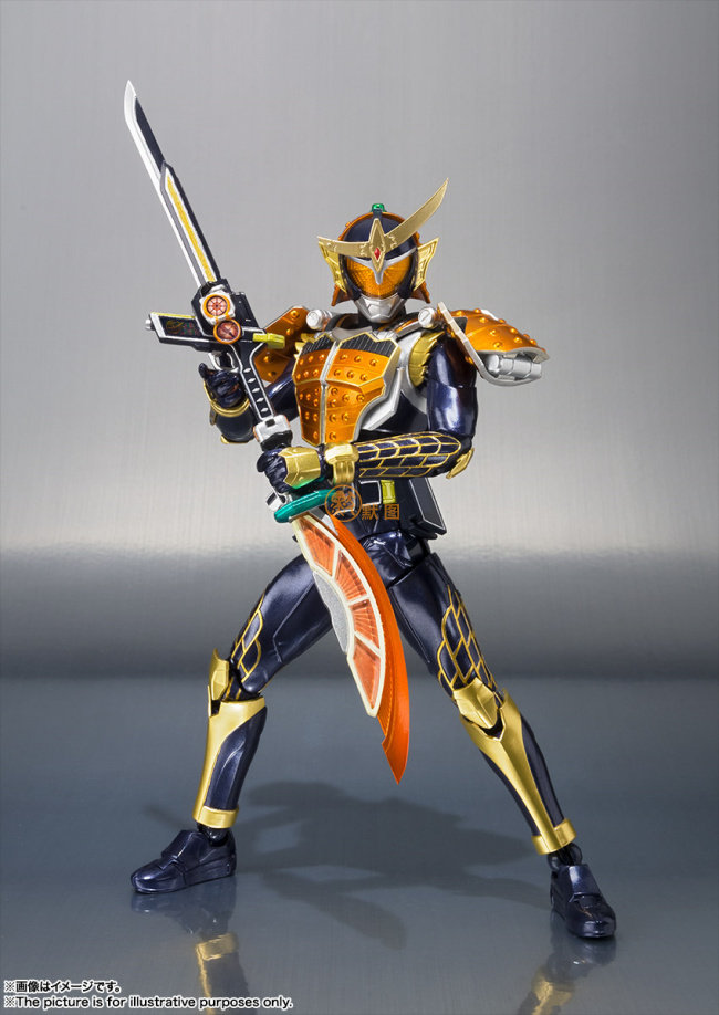 日版shf可动手办假面骑士铠武orange柳橙武装手办