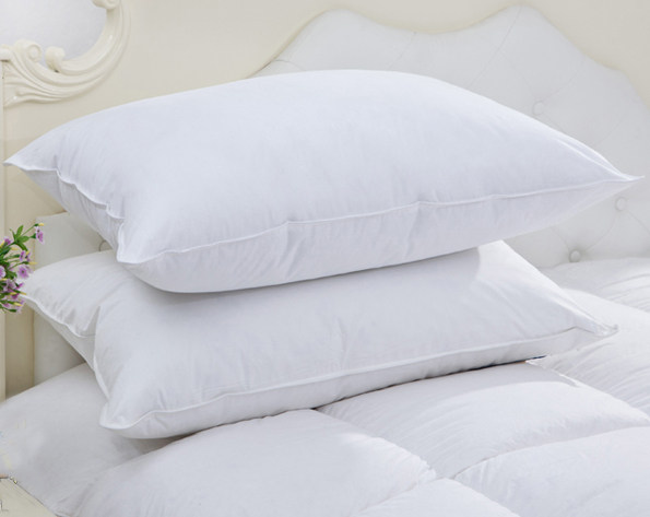 单人枕头枕芯高弹纤维白色枕头