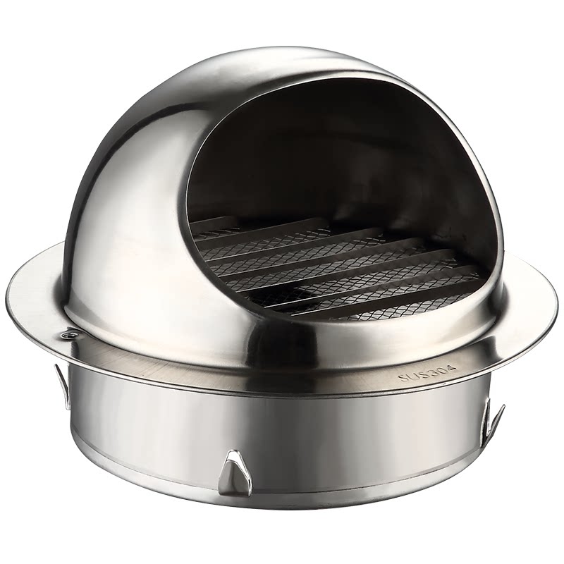 304不锈钢风帽油烟机外墙通风口排气口防雨防风防虫罩浴霸管道盖