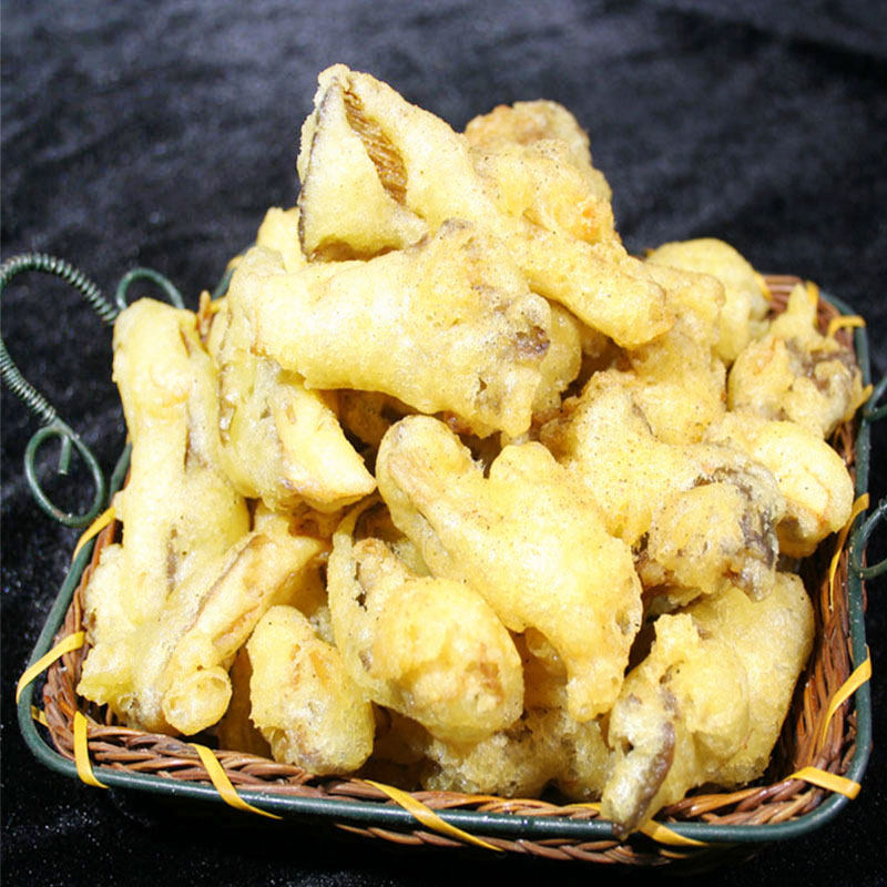 六和美好酥炸平菇1kg冷冻盐酥蘑菇油炸菇酥香菇类