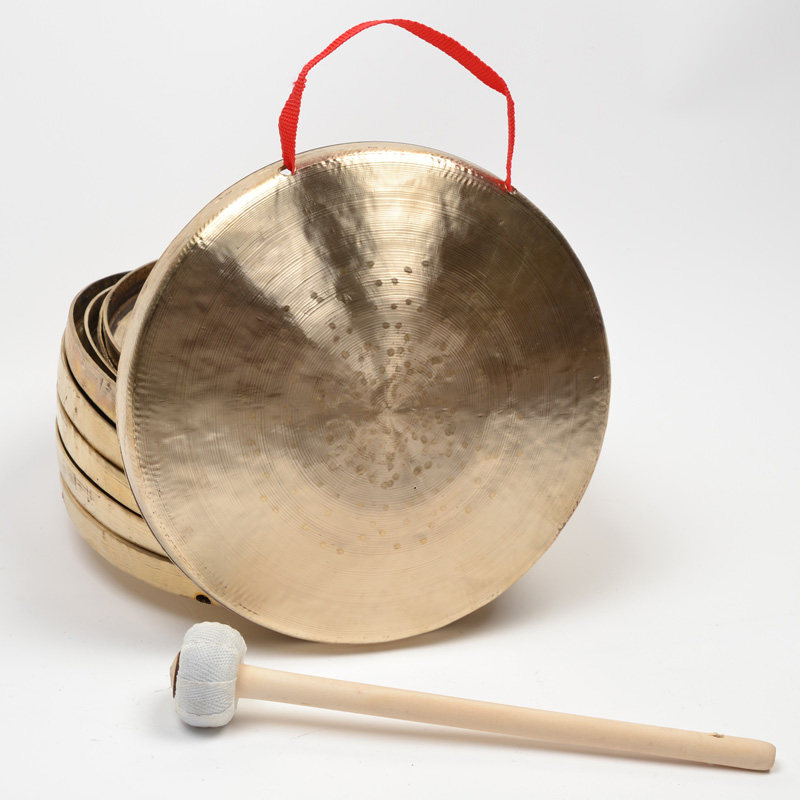 铜锣21cm21公分中音手锣小锣戏曲乐器三句半用手锣