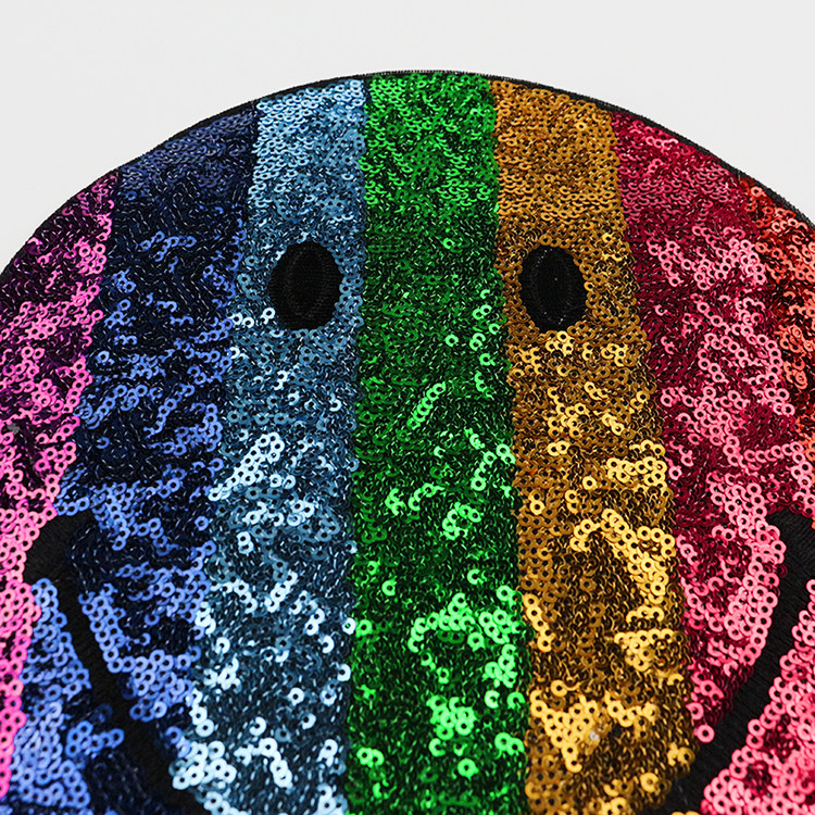 大号时尚珠片补丁服装辅料卫衣毛衣diy装饰亮片布贴