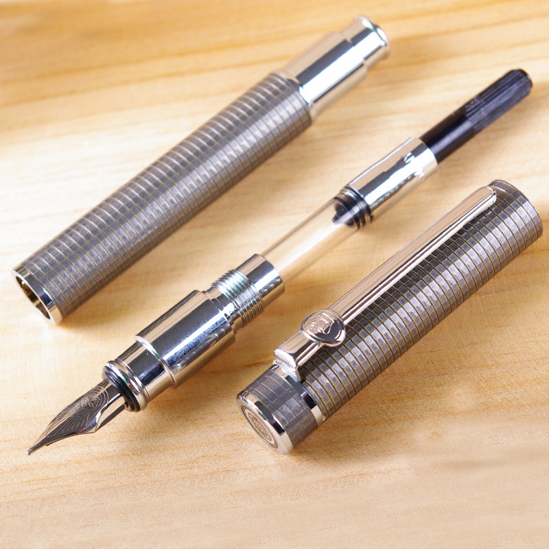 专柜正品 德国公爵duke钢笔格仔三色铱金笔 签字笔 练字笔 d19 - 非凡