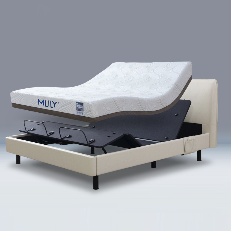 mlily梦百合0压智能床多功能电动皮床双人床可升降现代1.8米简约