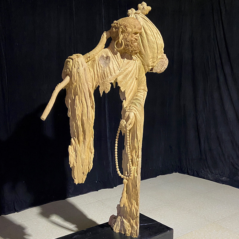 典艺艺阁楠木树根手工艺根雕实木落地随型办公其他