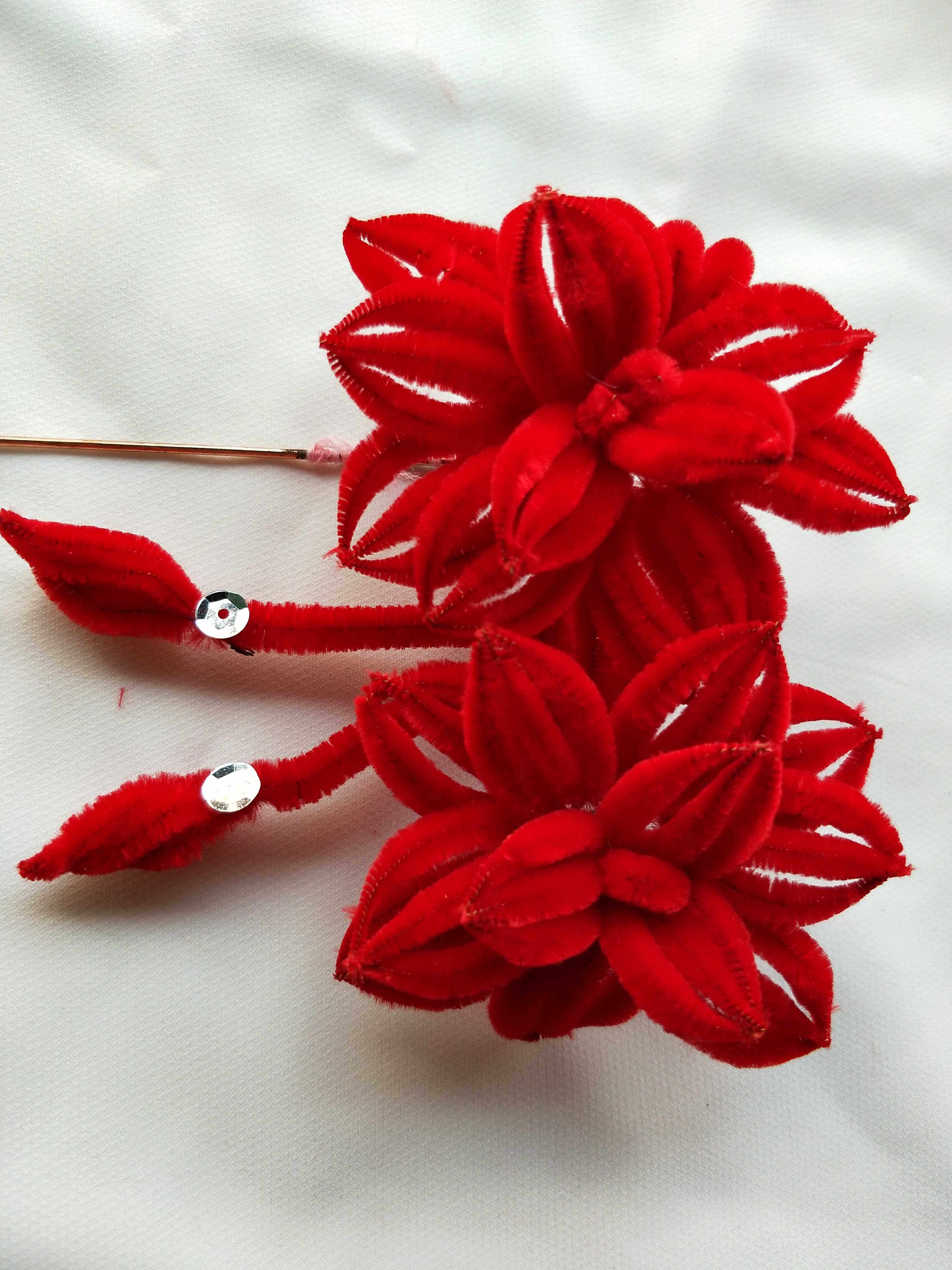 绒花戏曲鬓花京剧青衣花旦头花耳边花头头饰发饰