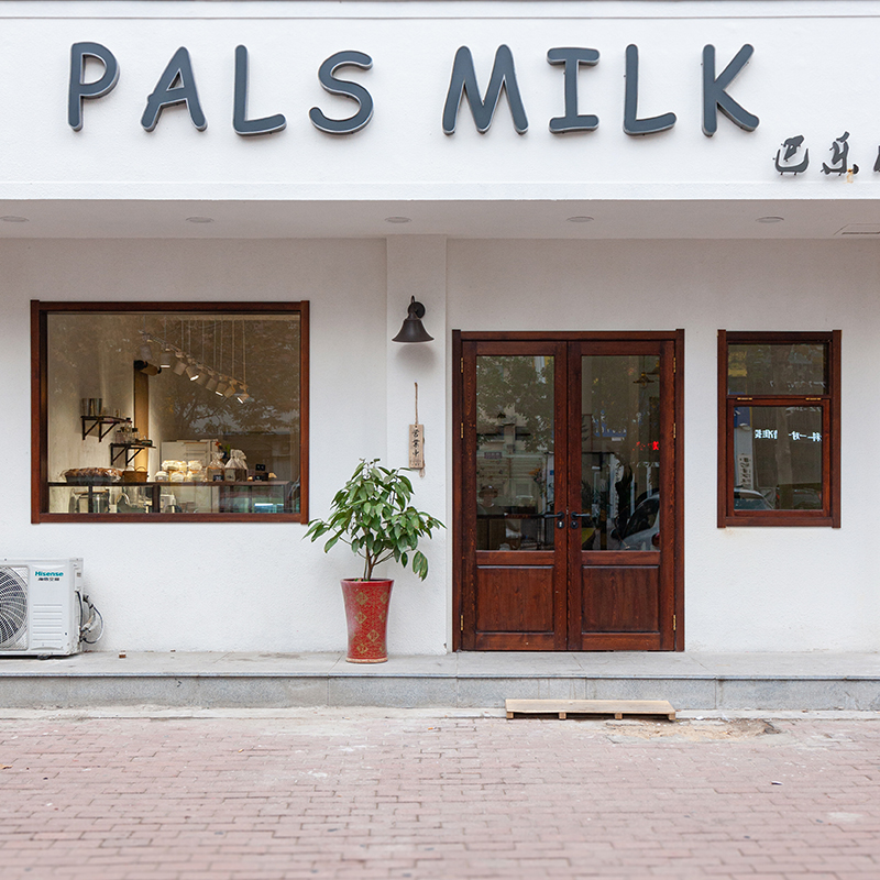 定制实木松木门 咖啡店蛋糕店木门 酒吧咖啡厅民宿木门服装店木门