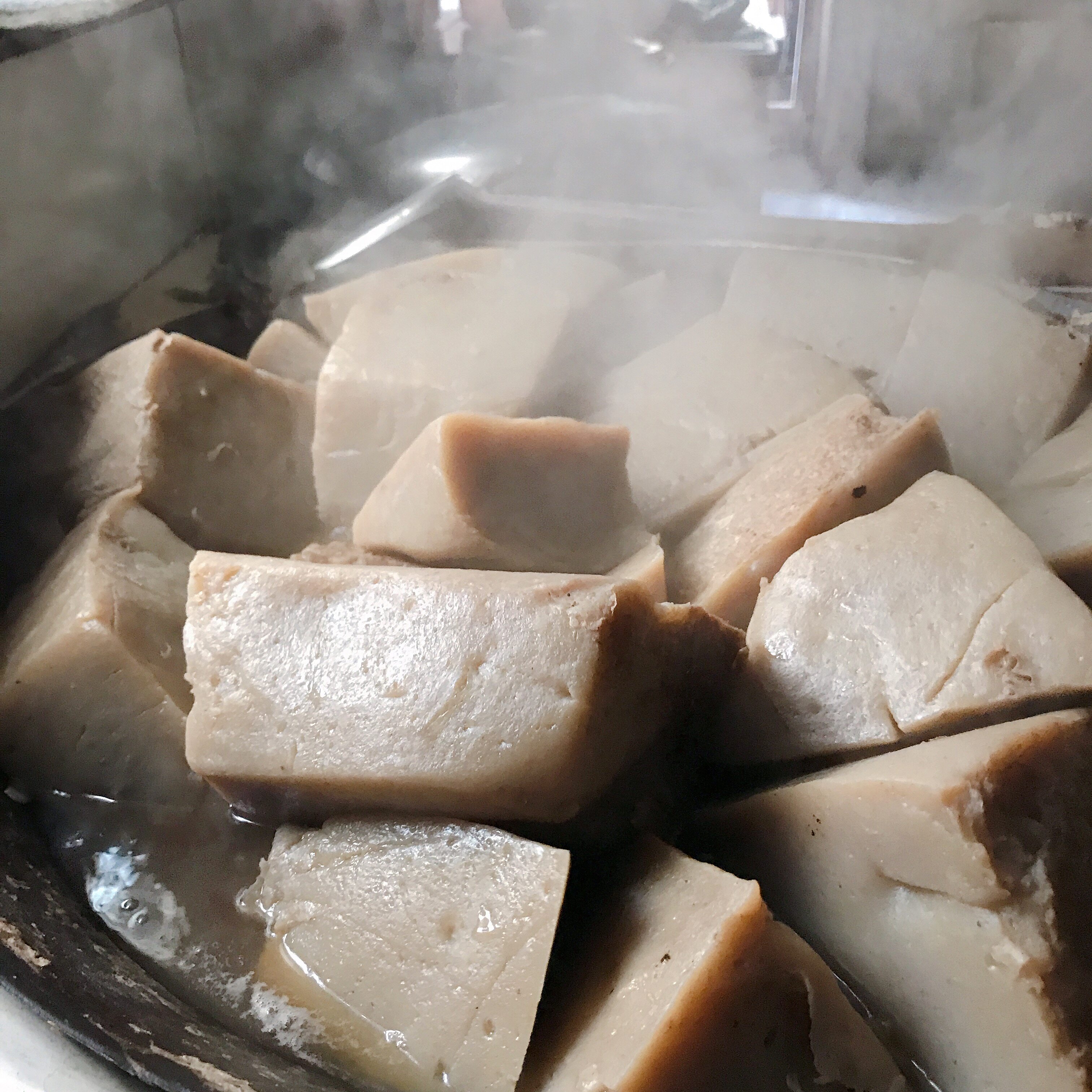 恩施咸丰土特产新鲜魔芋豆腐农家魔竽传统手工制作真空包装500g