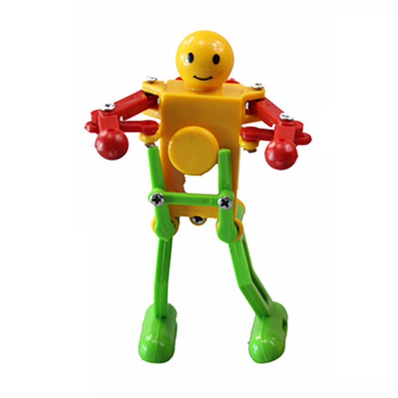 怀旧经典机器人跳舞人偶发条儿童玩具儿时回忆童年发条玩具