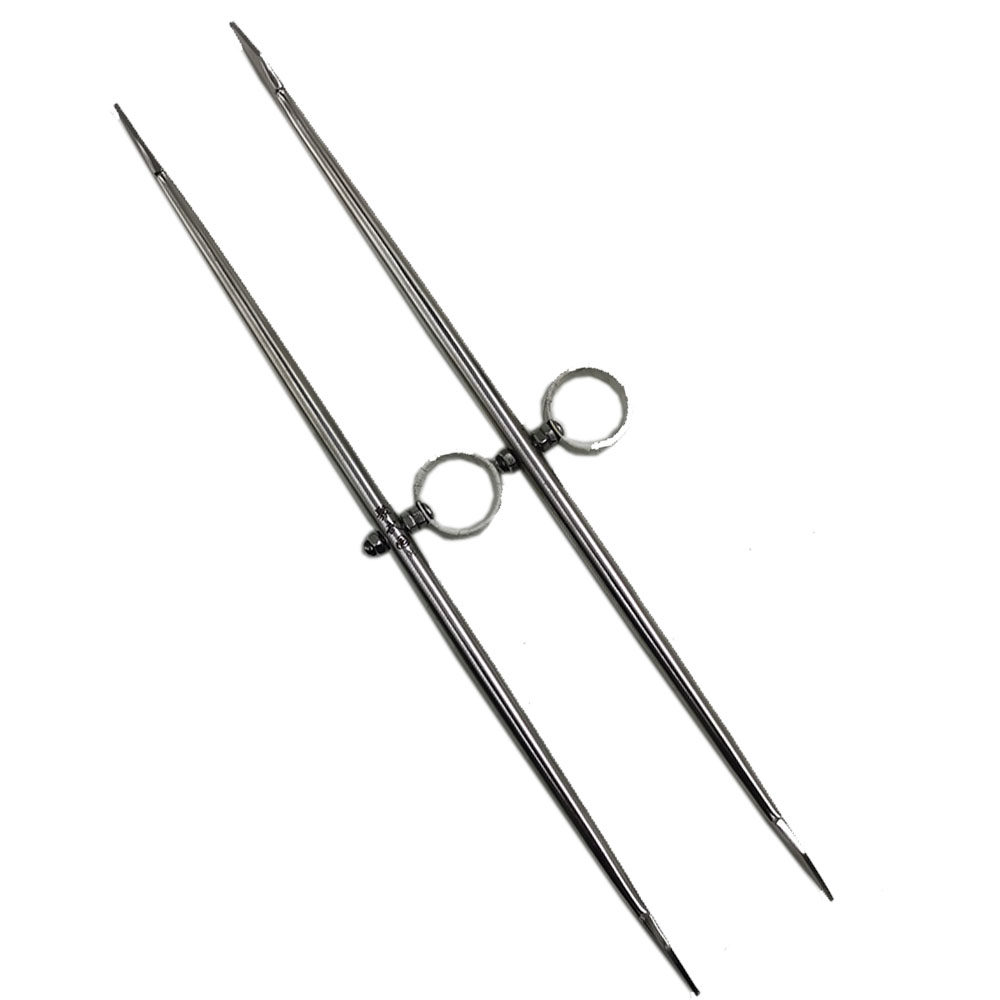 峨眉不锈钢武术针双锋挝奇门兵器免费刻字收纳更多武术装备
