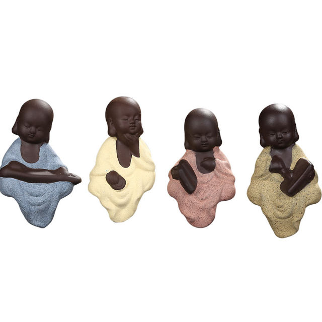 Mini monk ornaments home creative ceramic crafts potted succulents bonsai gardening decorations New Year Mini monk ornaments home creative ceramic crafts potted succulents bonsai gardening decorations New Year