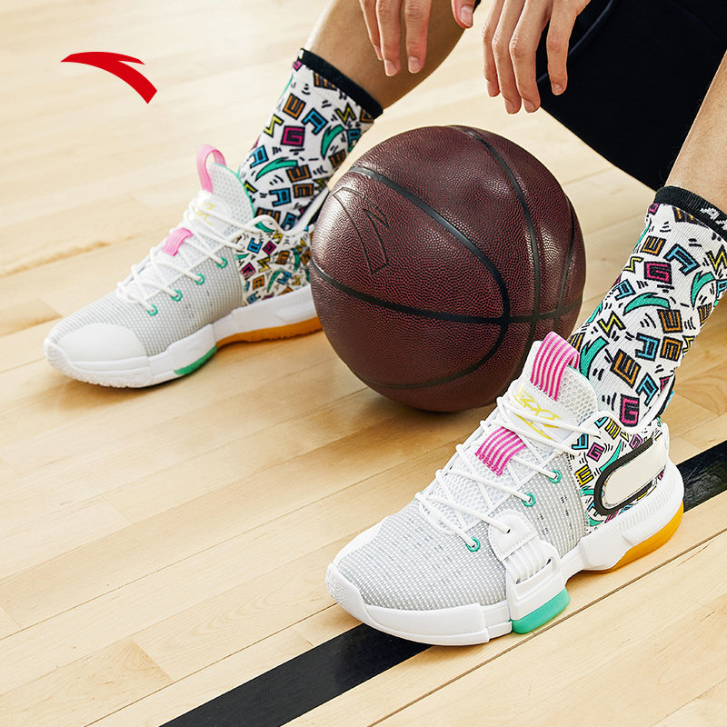 球鞋安踏轻狂2代篮球2022夏季新款实战耐磨篮球鞋