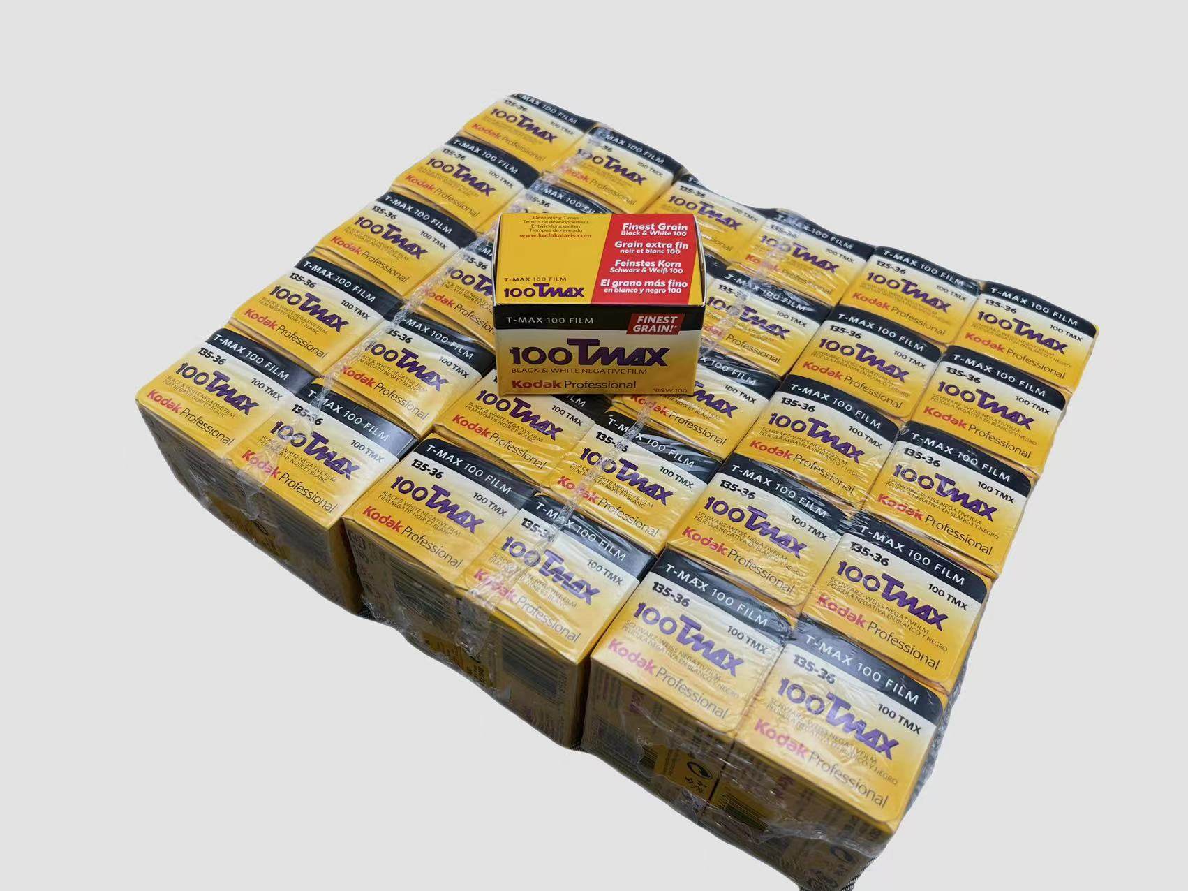 美国kodak柯达专业黑白负片胶卷tmax10036张25年胶卷