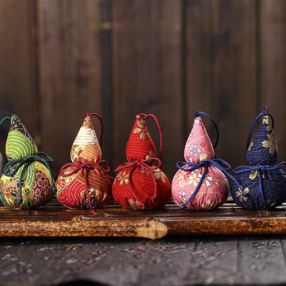 葫芦随身手工古风驱蚊艾草端午节荷袋刺绣香囊香包