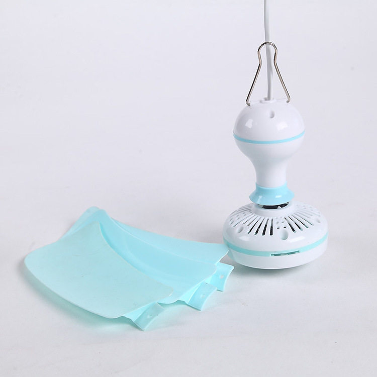 风扇小型迷你微风学生宿舍三叶吊扇床上家用吊扇