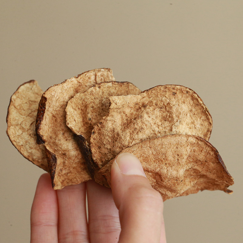 2012年新会梅江圈枝柑十年老陈皮陈惜兰50g大红柑自然生晒核心产