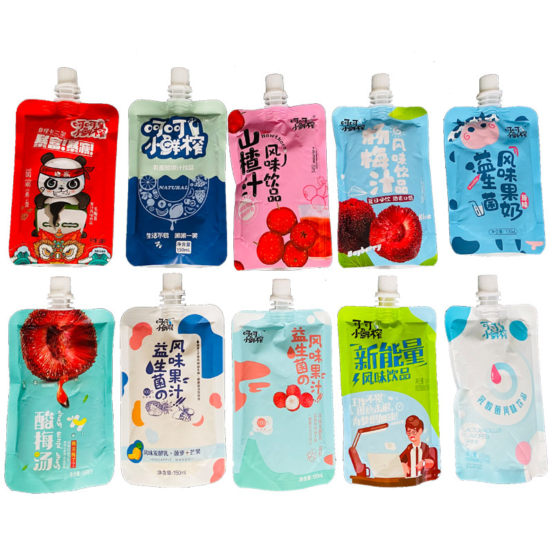 饮料呵呵小鲜网红好喝乳酸菌150ml23袋饮品整箱果味