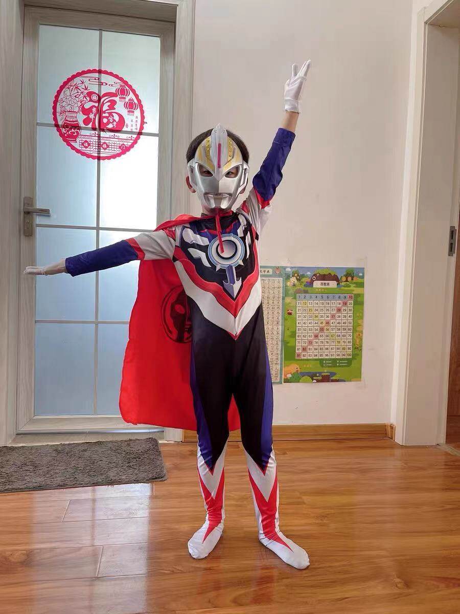 赛罗银河迪迦奥特曼紧身紧身衣衣服儿童男孩cos表演服饰