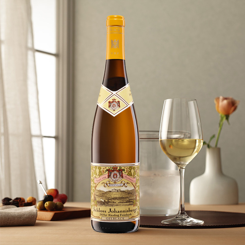 约翰山半干雷司令黄标750ml德国原瓶进口vdp白葡萄酒干白静态葡萄酒