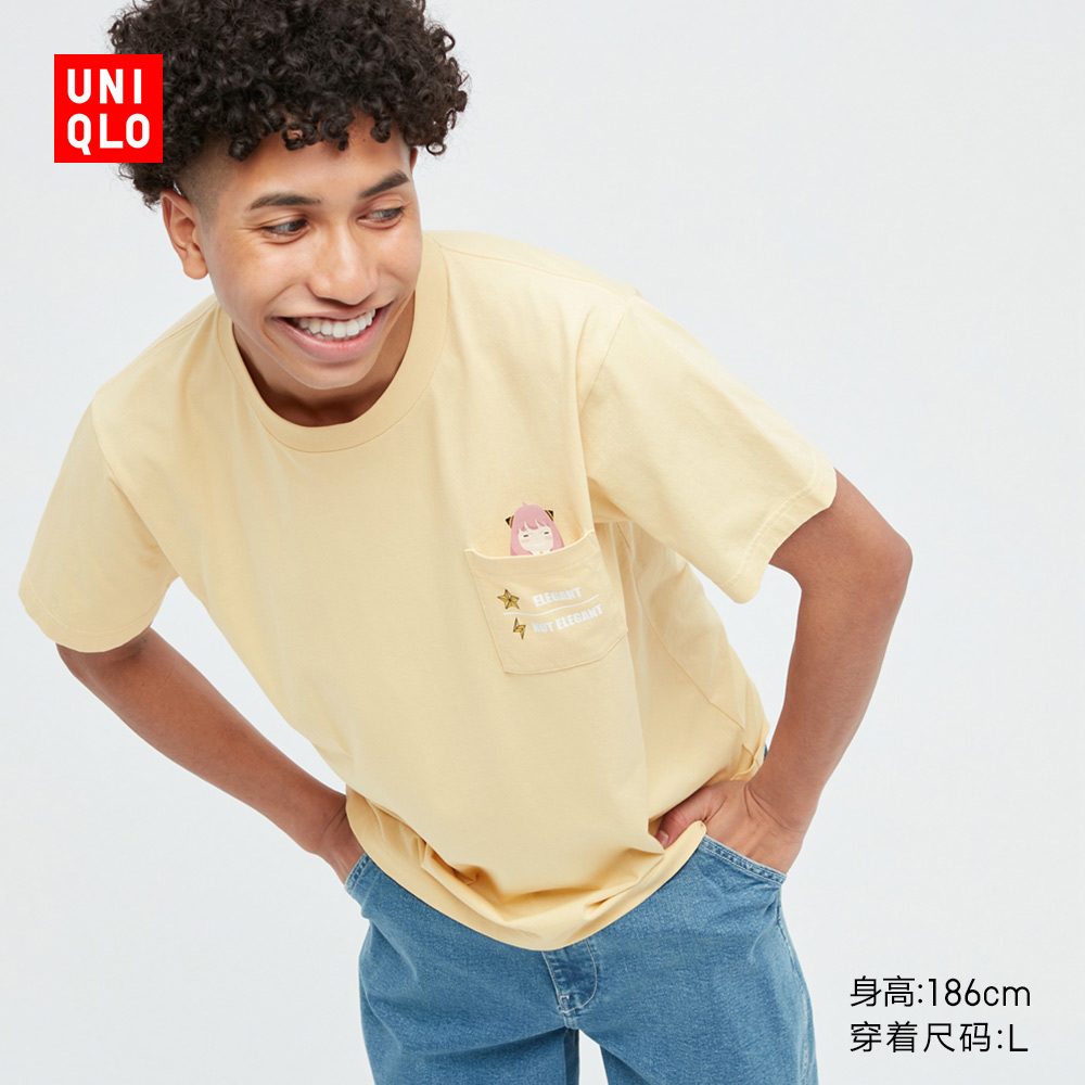 优衣库UT 男装/女装/情侣装动漫间谍过家家印花T恤(短袖) 451868