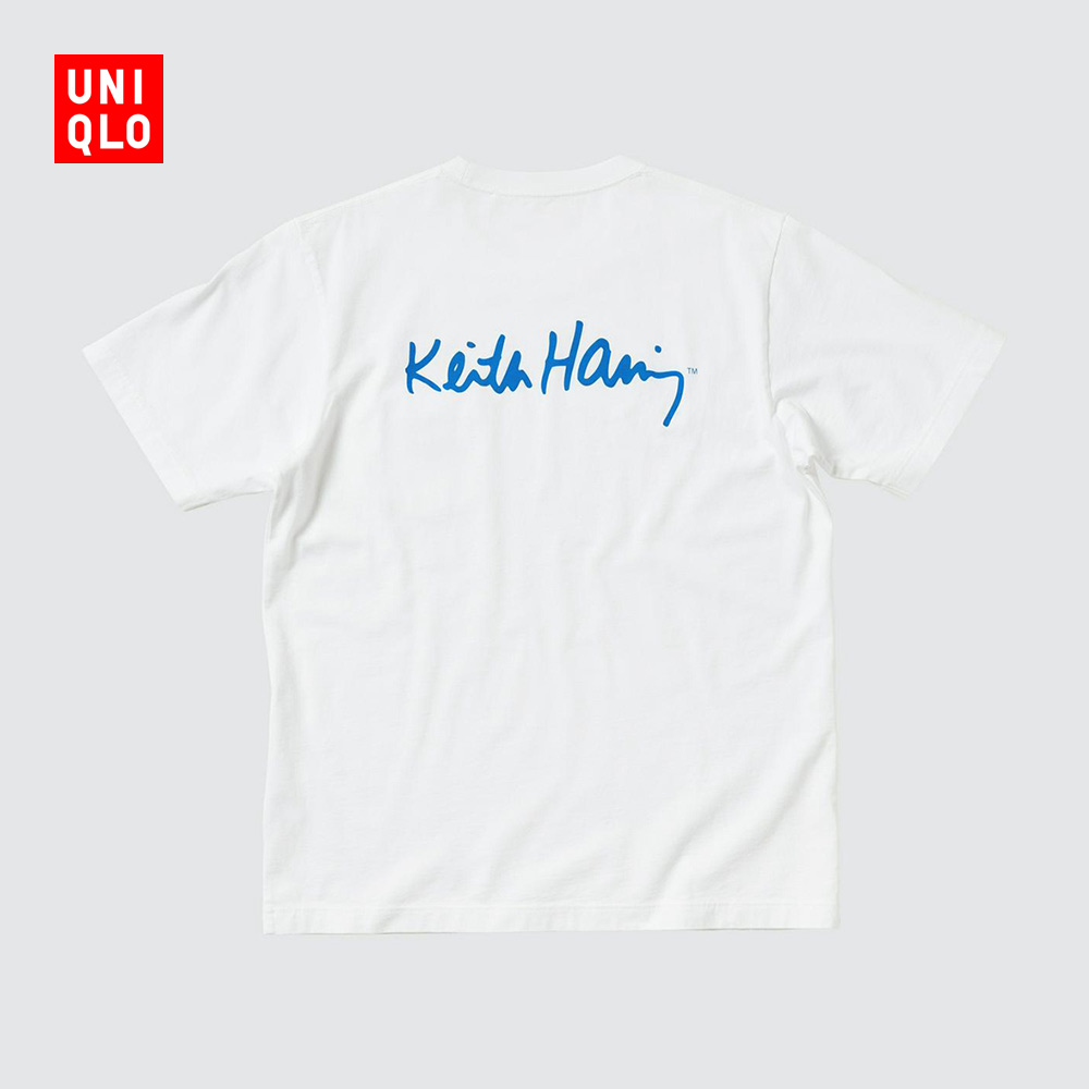 优衣库 男装/女装/情侣装(UT)Keith Haring印花圆领T恤短袖440873