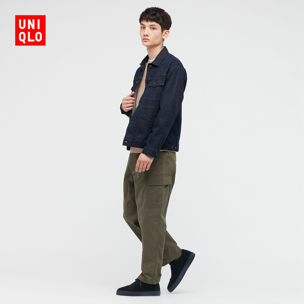 优衣库 男装 工装窄口九分裤(街头新潮裤 夏秋) 441810 UNIQLO
