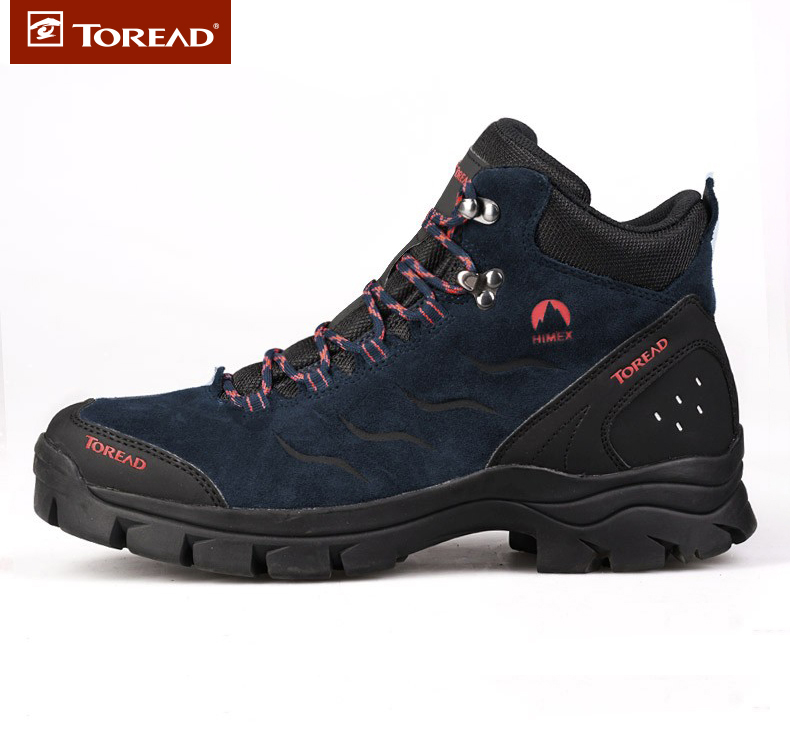 探路者登山鞋男女鞋秋冬高帮防水加绒保暖户外鞋耐磨防滑徒步鞋