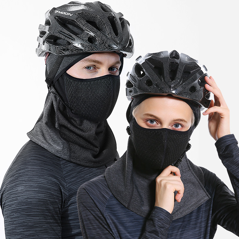 头套冰丝防晒夏季骑行面罩摩托车头盔户外全护防风