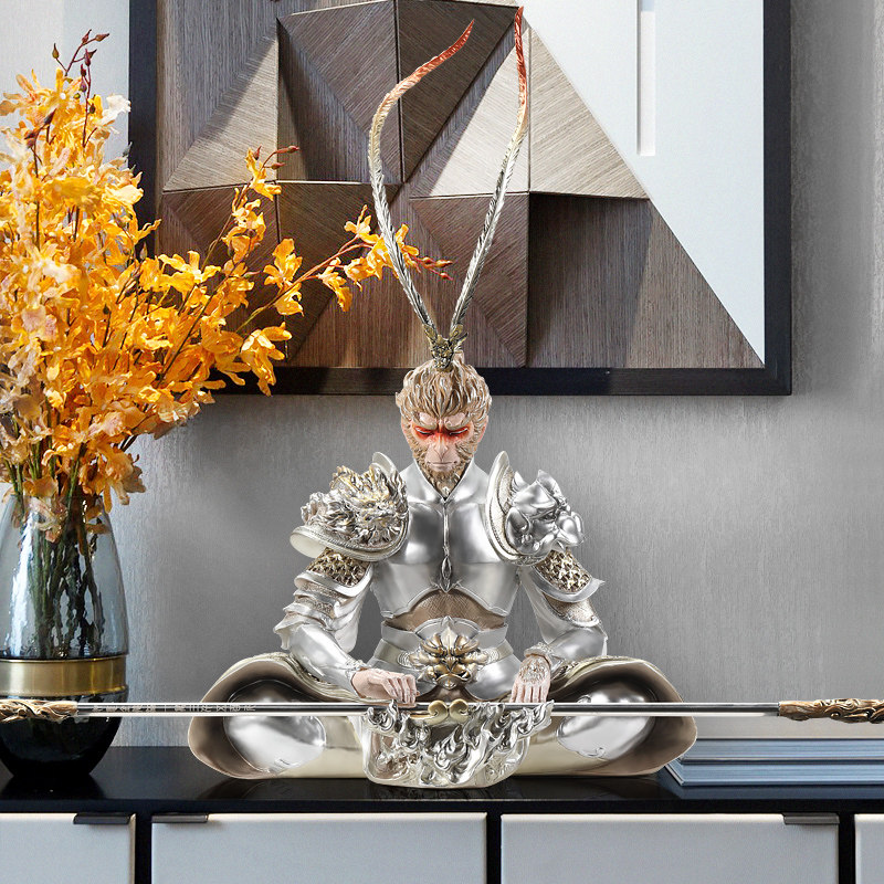 战胜摆件齐天大圣孙悟空客厅玄关办公室桌面摆设乔迁摆件