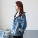 Hole net red loose denim jacket female wild 2020 new spring Korean students Harajuku style jacket bf Hole net red loose denim jacket female wild 2020 new spring Korean students Harajuku style jacket bf