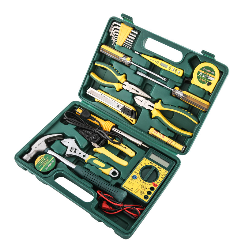 工具sd胜达23件多功能电工五金五金工具工具箱家用组合套装
