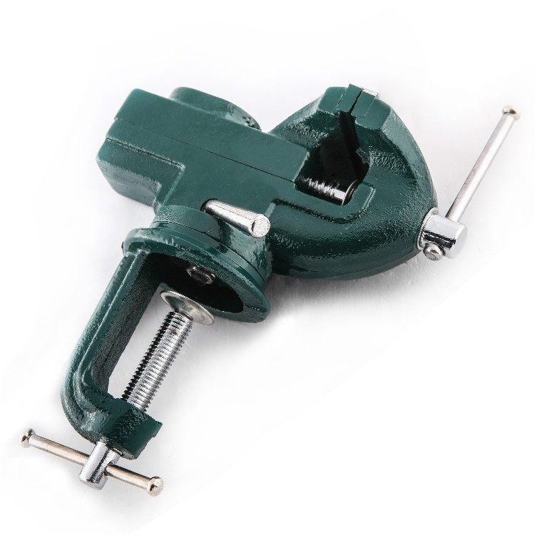 虎钳sd胜达工具桌面固定管子夹持60mm开口桌虎钳