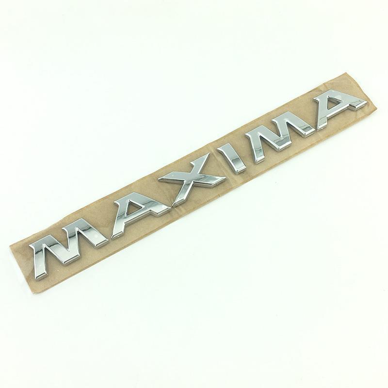 西玛适用日产车标maxima英文字母贴标后备尾箱汽车车标