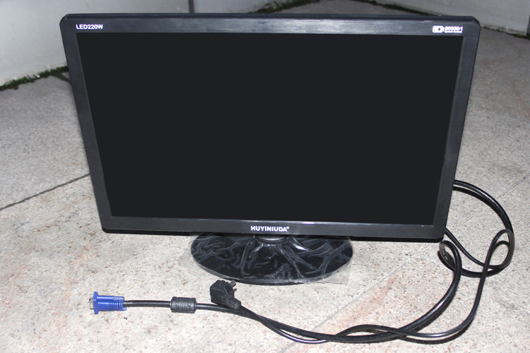 全新huyiniuda电脑液晶led监控录像显示器215英寸高清监控显示器