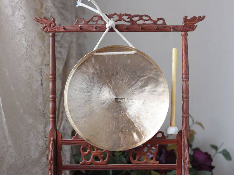 玄鹤乐器铜锣小锣锣鼓直径20厘米20cm包邮送锣手锣