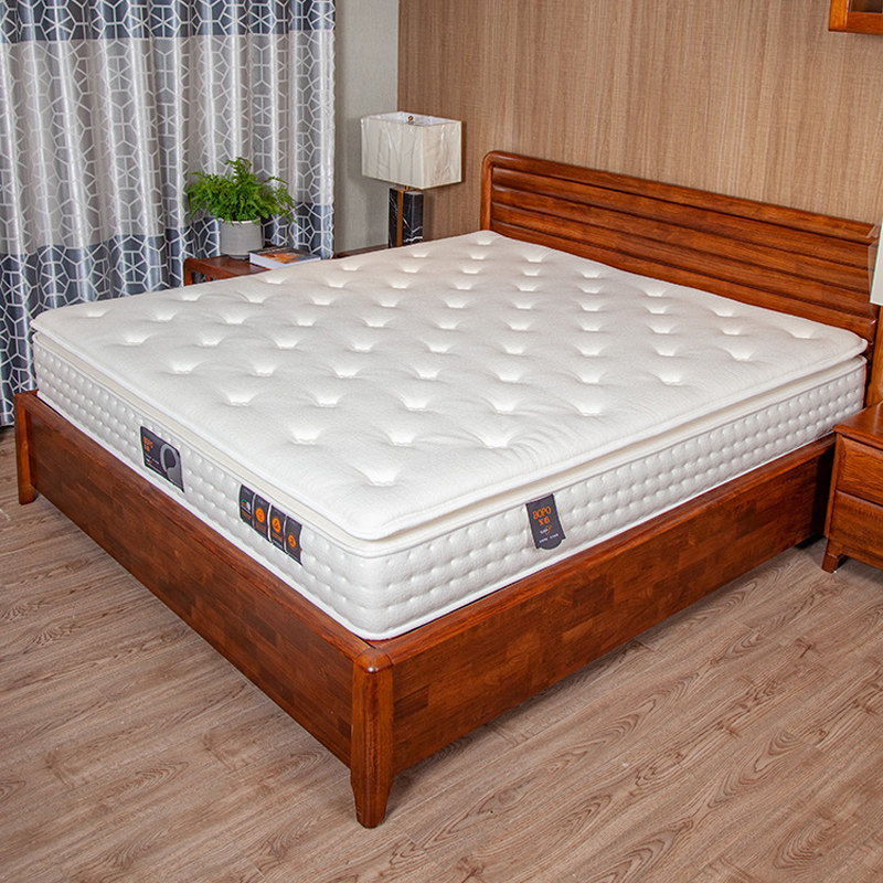 宝珀床垫席梦思18m加厚3cm天然乳胶护脊独立弹簧床垫海南橡胶