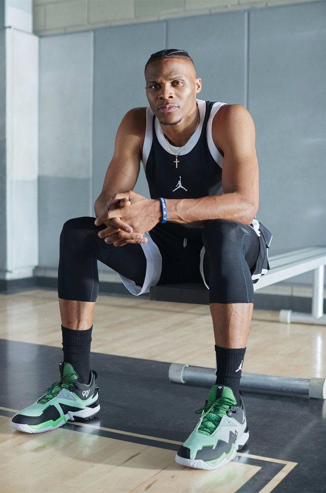 airjordanonetakeaj威少男子实战耐磨篮球篮球鞋