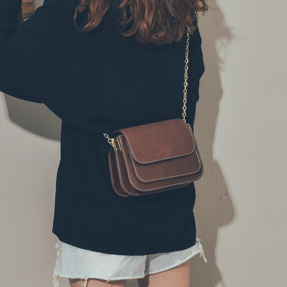 Fairy Gentle Organ Bag Women's Bag 2021 New Korean Versatile Messenger Bag Retro Net Red Chain Shoulder Bag Fairy Gentle Organ Bag Women's Bag 2021 New Korean Versatile Messenger Bag Retro Net Red Chain Shoulder Bag