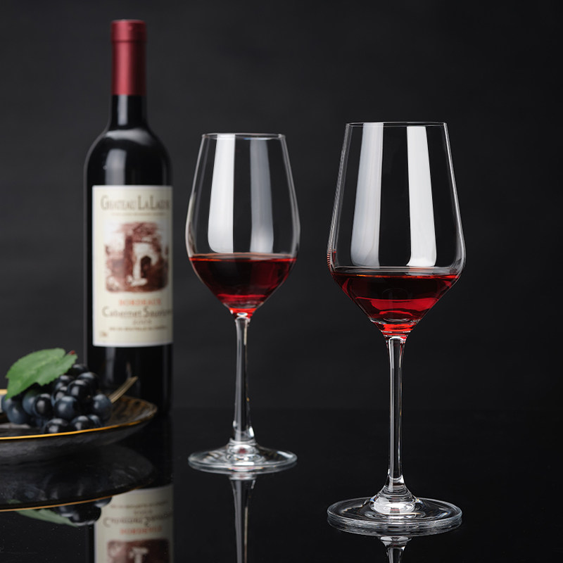 【最新折扣价28元】红酒杯套装家用6只装创意水晶杯葡萄酒杯高脚杯醒