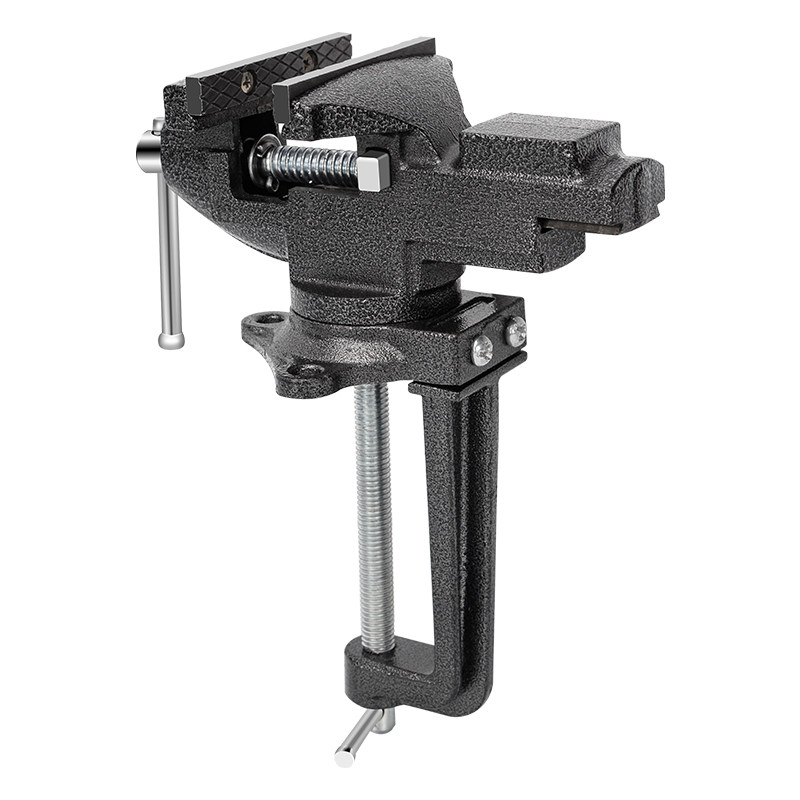 小台家用桌钳两用虎钳小型工作台万向平口钳多功能桌虎钳